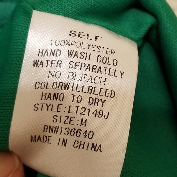 Lulu's Let Me X-Plain Green Tank Top Medium - Picture 5 of 7